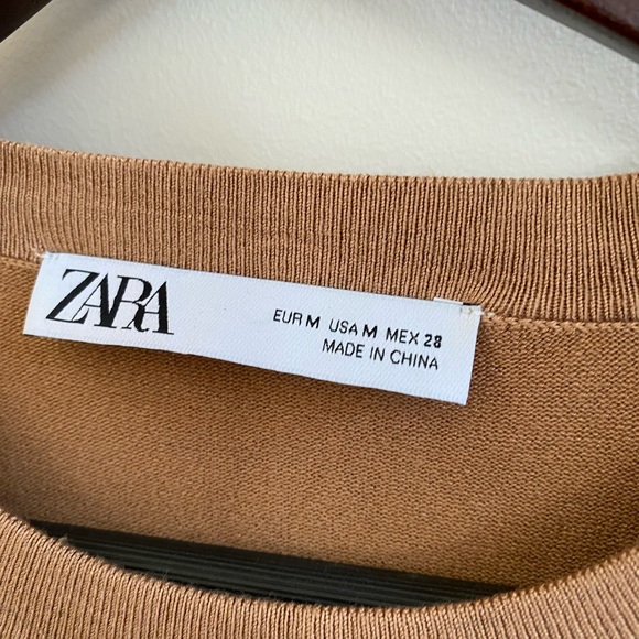 Zara Brown Sweater - Size M - Picture 3 of 4